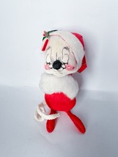 1970 Annalee Mobilitee Christmas Mouse With M...