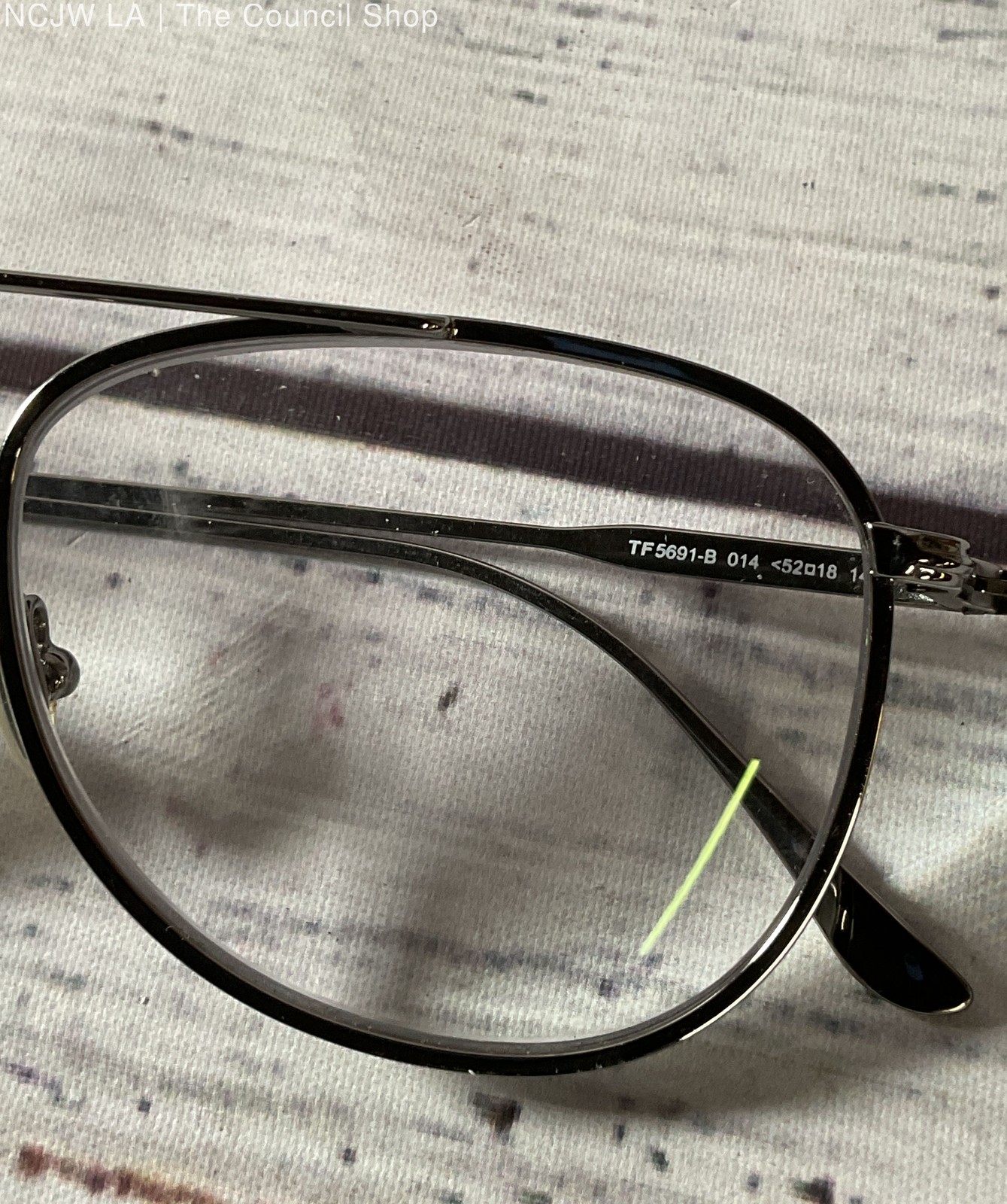 Tom Ford Silver Eyeglasses Frames Only TF5691-B 0… - image 7