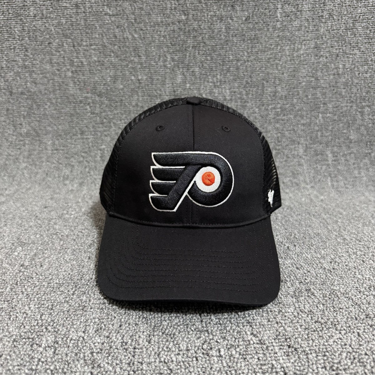 '47 Brand Philadelphia Flyers Trucker Snapback Black Mesh Back NHL Retro