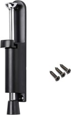 Kickdown Door Stop - Stainless Steel Easy Step Door Stopper, Spring Loaded Teles