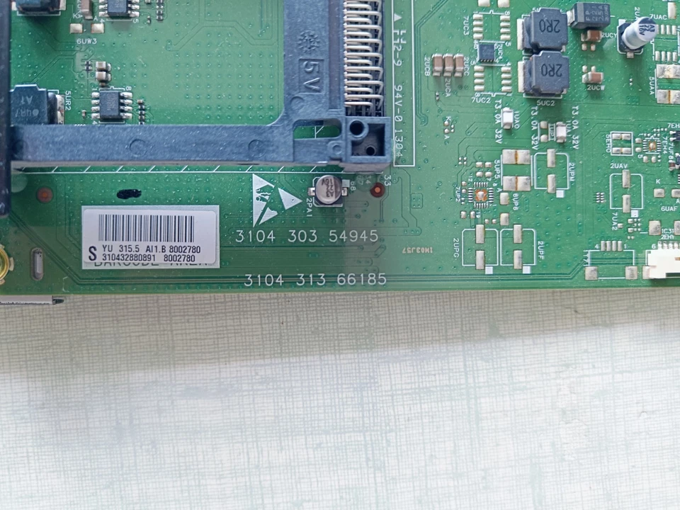 Carte mère TV Philips 60PFL6008H/12 HS pour pièces 310430354945 - 310431366185 - Photo 2/2