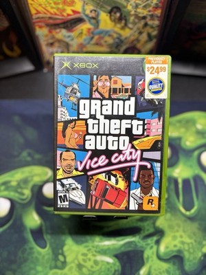 Grand Theft Auto Vice City (Microsoft Xbox, 2003) Blockbuster Exclusive Edition!