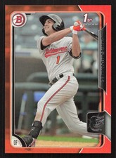 2015 Bowman Dariel Alvarez Prospects Orange #/25 #BP145 Card