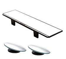 Rear View Mirror, Interior Clip On Panoramic Rearview Mirror to Clear 2RR