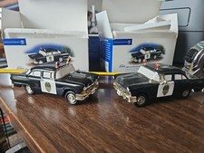 2 Dept 56 Snow Village 1956 Ford Mainline Police Sedan Classic Cars Wbox 2 Dept 56 Snow Village 1956 Ford Mainline Police Sedan Classic Cars Wbox