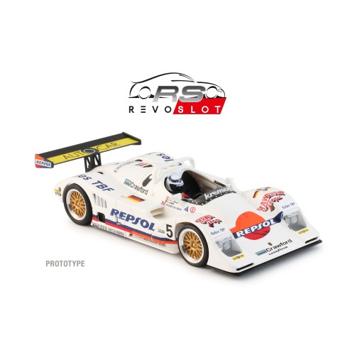Porsche Kremer K8 RevoSlot Repsol Voiture Slot Châssis Métal Stable