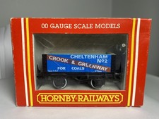 Hornby R024 Crook & Greenway Open Wagon Cheltenham No2 OO Gauge Coal Wagon Boxed