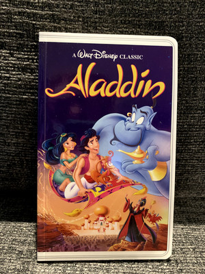 Disney Aladdin VHS Case Lookalike Journal Diary Book Brand New