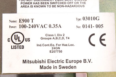03010G E900T MITSUBISHI ELECTRIC - Refurbished - 24 Months Warranty