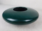 UFO 10" Haeger Art Pottery Green Vase Bowl Planter Mid Century Modern Space Ship