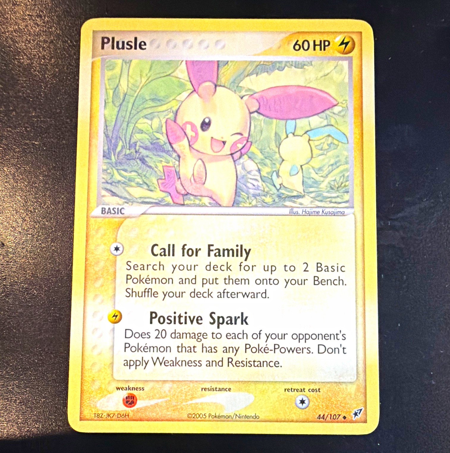 Pokemon TCG Plusle 44/107 EX Deoxys 2005 Eng Uncommon Regular Basic 60HP