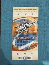 2007 WNBA Women All Star Game Ticket Stub , Cheryl Ford MVP
