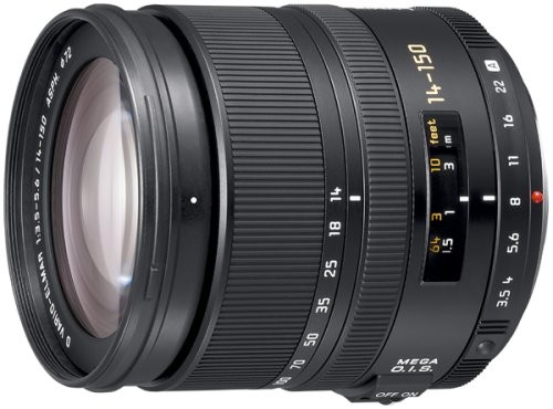 Panasonic telephoto zoom lens for Four Thirds Leica D VARIO-ELMAR 14-150mm ASPH. - Picture 1 of 1