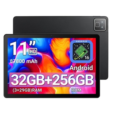 11 inch Tablet 32GB RAM+256GB ROM Android 16 Dual Camera WIFI LCD TouchScreen