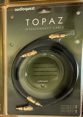 Audioquest Interconnect Cable Topaz (RCA/RCA)  1M Pair
