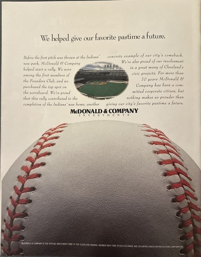 1994 Indians Game Face Scorecard Magazine Vol #8 #5 - White Sox Thomas Thome - Picture 3 of 4