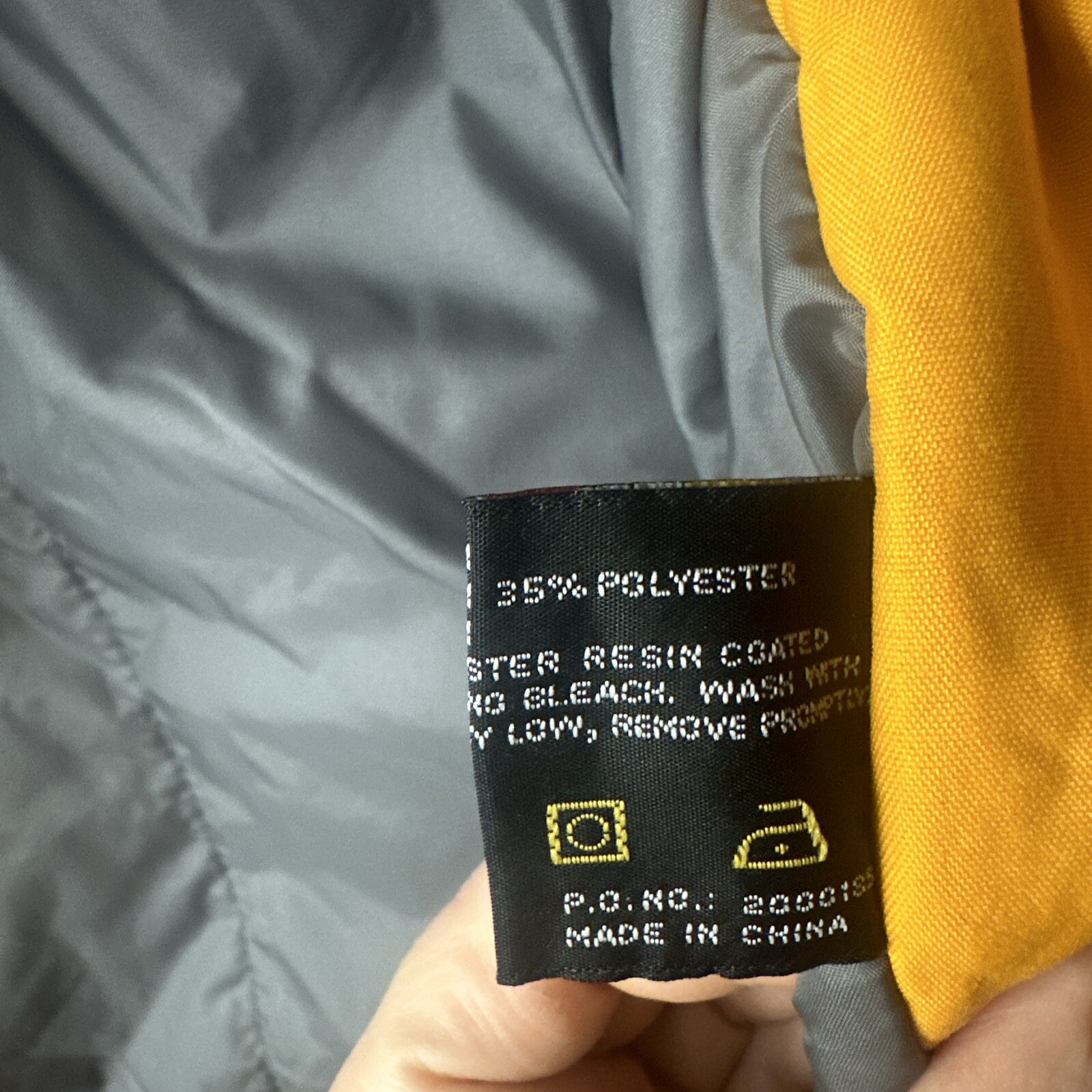 Inside Edge Vertical Yellow Large Jacket. Perform… - image 4