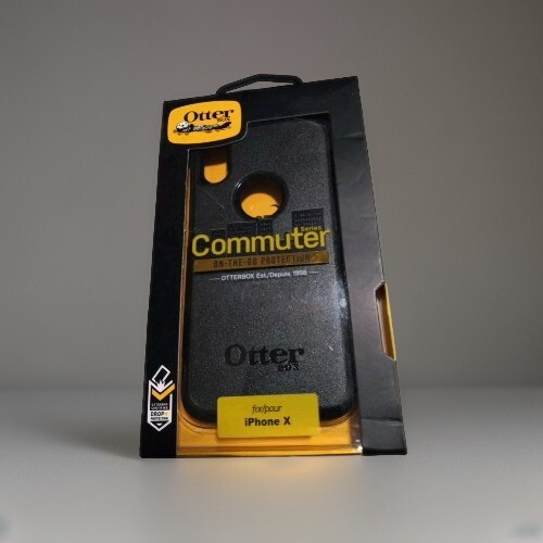 OTTERBOX Commuter Series Black Case for Apple iPhone X