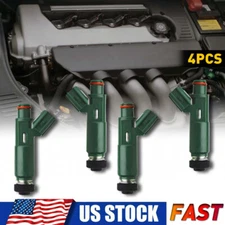 4pcs Flow Matched 23250-22040 Fuel Injectors Kit For Toyota Corolla Celica 1.8L