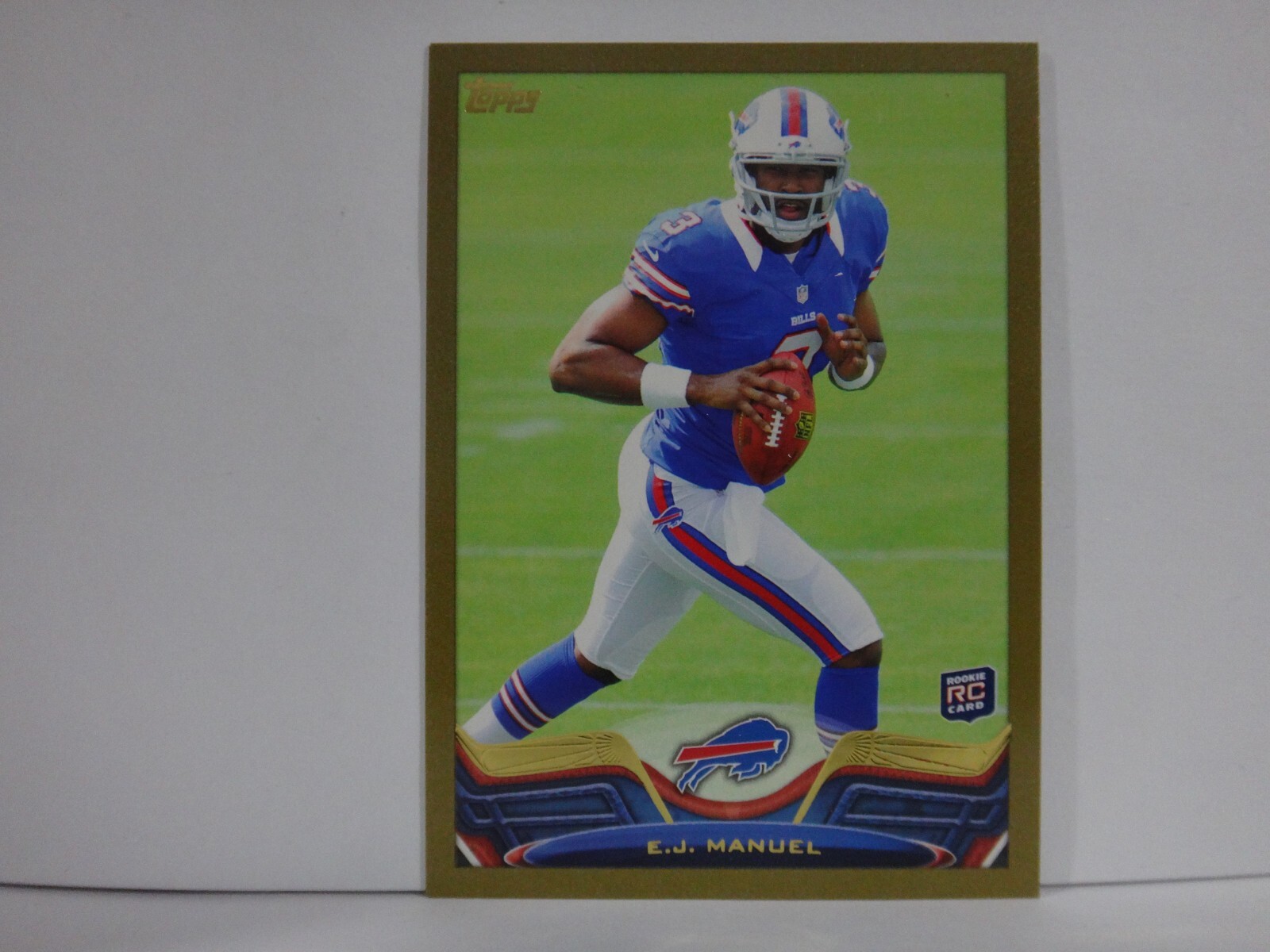 2013 Topps Gold Border /2013 EJ Manuel #215 Rookie RC
