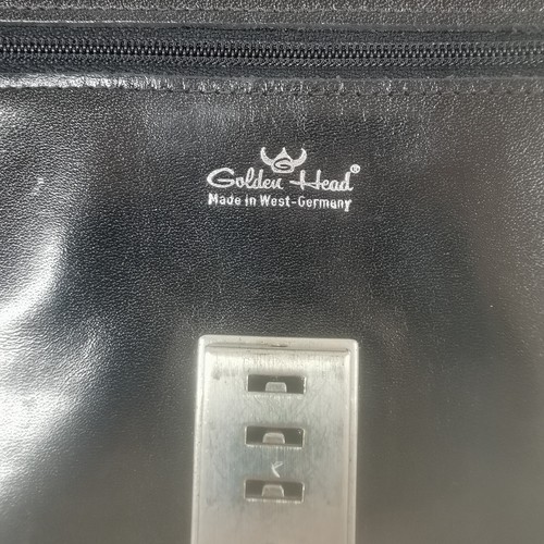 Golden Head Geldbörse/Clutch Tasche schwarz groß Leder - Bild 7 von 13