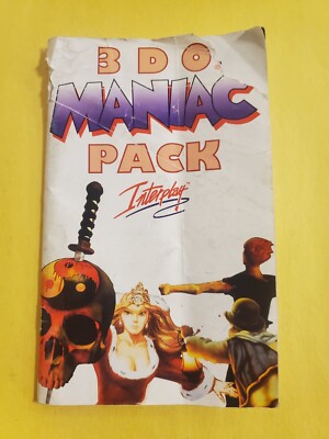 3DO Manual Only 3DO Maniac Pack 