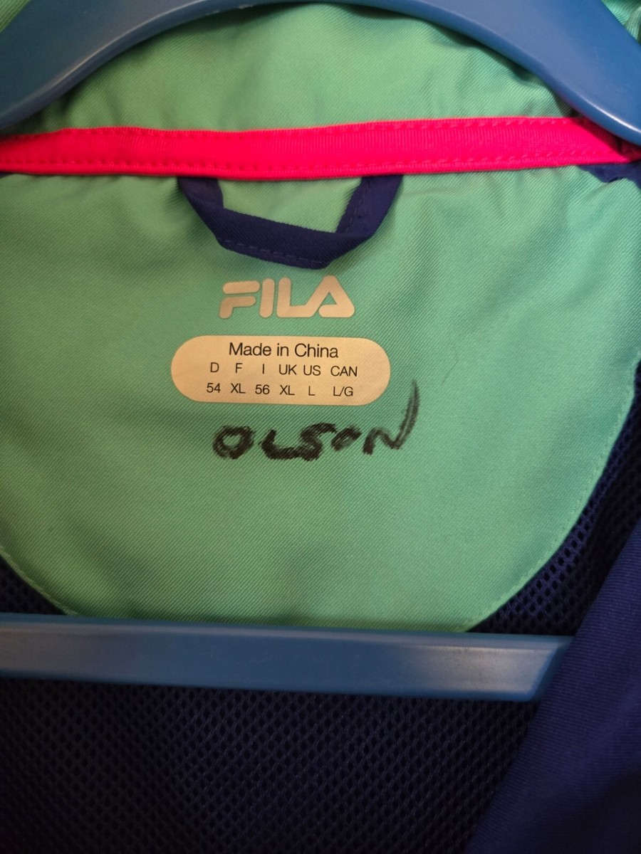 Fila Tennis BNP Paribas Open Zip Jacket Vintage Large | eBay