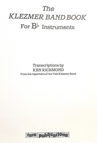 The Klezmer Band Folio for Bb Instruments Jewish Sheet Music Tara Book - Picture 2 of 7
