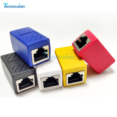 RJ45 Coupler Cat6/5e Network Straight Connector Extender Speed Gigabit