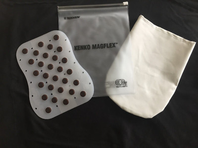 NIKKEN KENKO BACK MagFLEX (MAGNETIC PAD) WITH Custom-BEIGE Washable Flex Cover