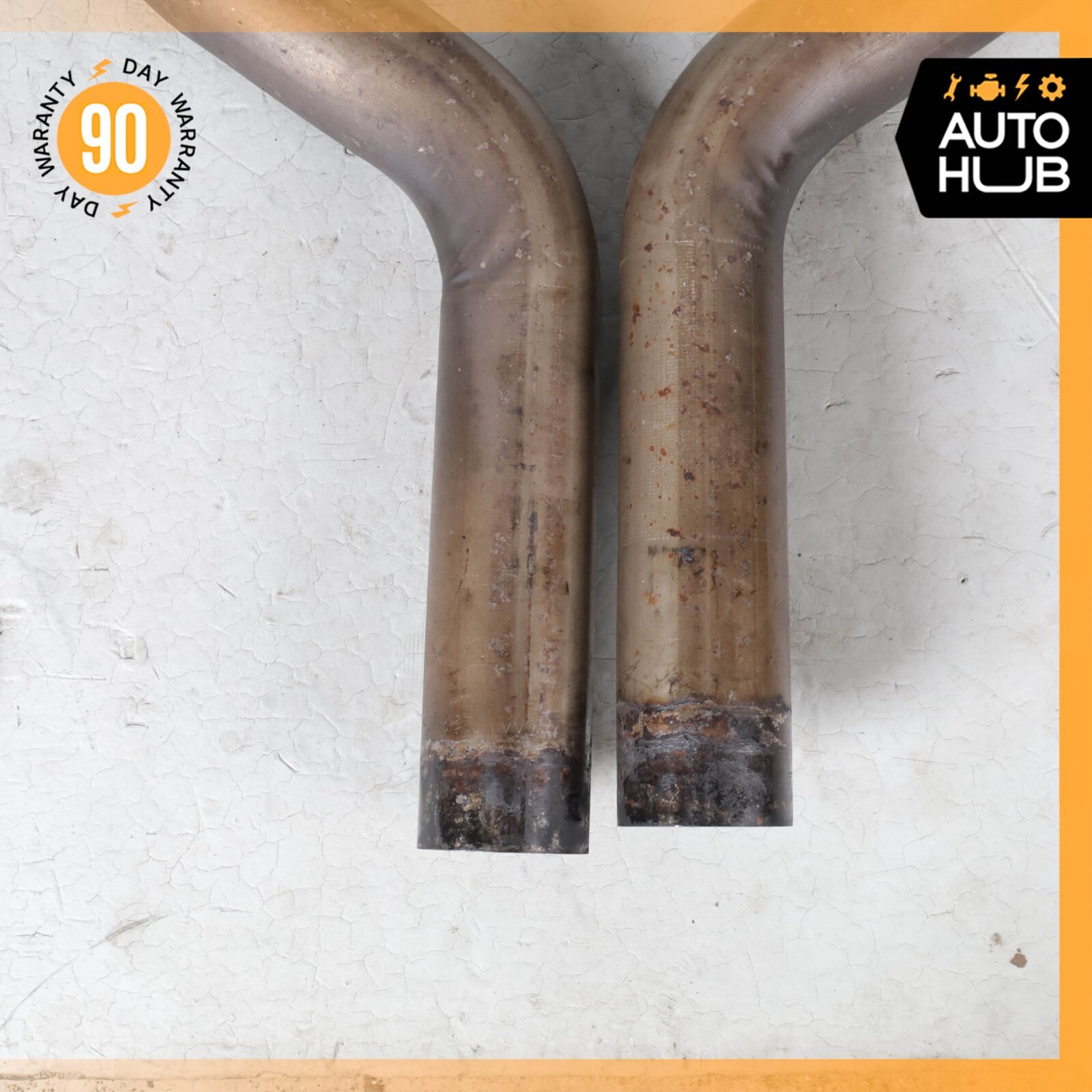 03-12 Bentley Continental GT Exhaust Muffler Mufflers Right & Left Set OEM
