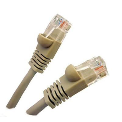 Professional Cables CAT6LG-50 Cat 6 Gigabit Ethernet UTP Cable with Boots, Gray,