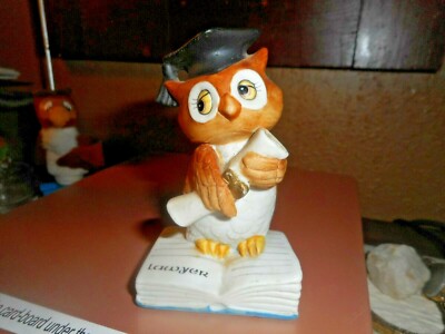 Graduation Cap1986 Vintage Lefton Graduation Owl Lawyer Black Cap 1986... #05418 | eBay