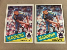 1985 Topps Baseball Card #505 Jim Beattie Seattle Mariners Nm/Mt Free Shipping!