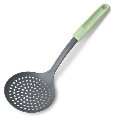 Fackelmann Abseihlöffel 33 cm Ecolution, umweltfreundlicher Küchenhelfer