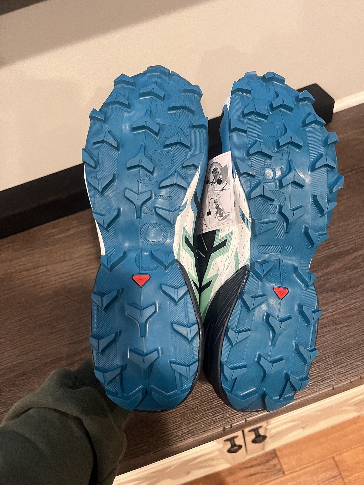 [L47465300] Scarpe Salomon Uomo Speedcross 6 Carbon Tahitian Tide Bianco Taglia 9