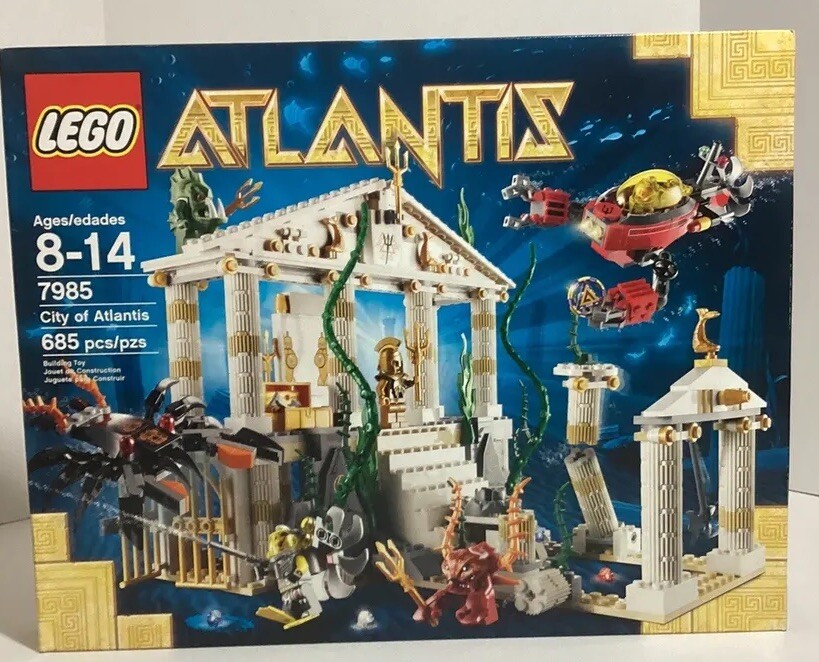 LEGO Atlantis: City of Atlantis Set 7985 NISB Retired 2011 685pcs