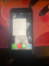 WITH TIKTOK  Apple iPhone SE 2nd Generation - 64 GB - Black Straight Talk 