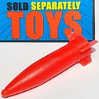 GI Joe Tiger Force Tiger Rat BOMB missile original 1988 vehicle red weapon part