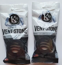Lot of 2 - K29 Vent-Stone Car Air Freshener COOL ICE Scent 