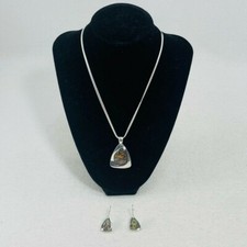 Women pendant necklace earrings set 16  matching jewelry retro fashion costume