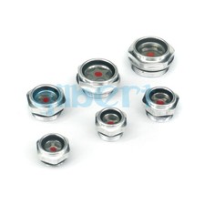 1/4" To 2" BSP NPT Male Aluminum Oil Level Sight Glass Window For Air Compressor