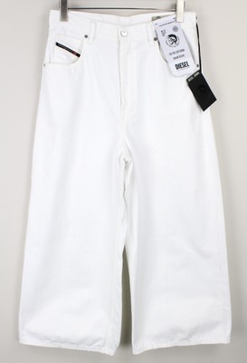 DIESEL D-Luite 069EE Women Jeans W30/L30 Wide Fit White Pure 
