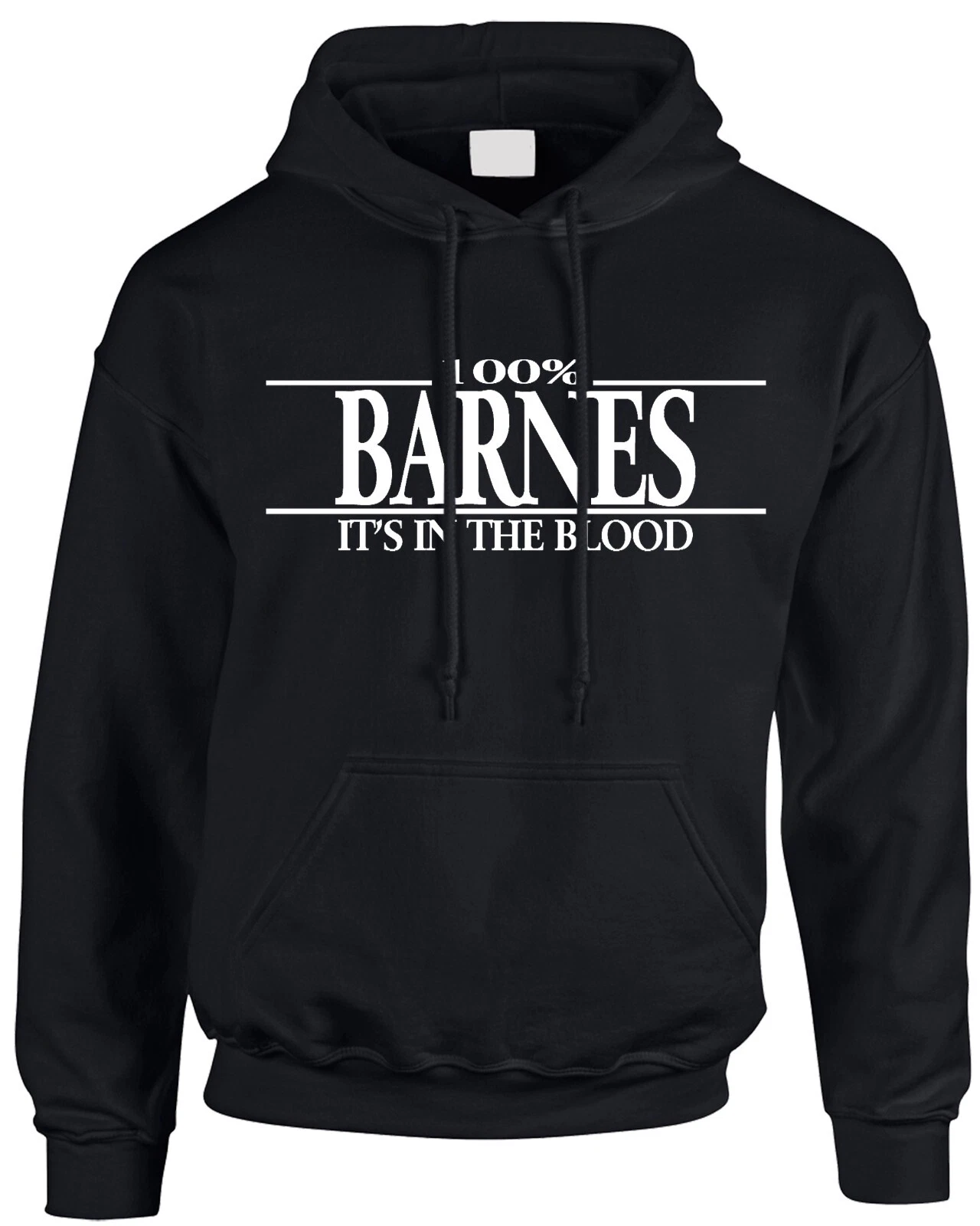 Barnes Surname Men's Hoodie Funny Name Family Hooded Sweatshirt Gift Hoody