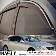 Wellvisors Window Visors 06-11 For Lexus Gs300 Gs350 Gs430 Gs450h Gs460 Sides Wellvisors Window Visors 06-11 For Lexus Gs300 Gs350 Gs430 Gs450h Gs460 Sides