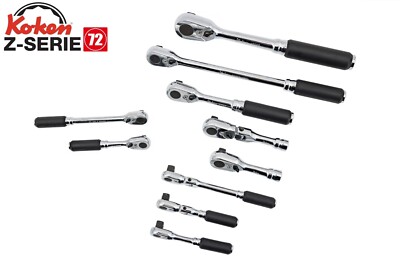Koken Z-Serie 72-Zähne Umschaltknarren 1/2''/ 3/8''/ 1/4''