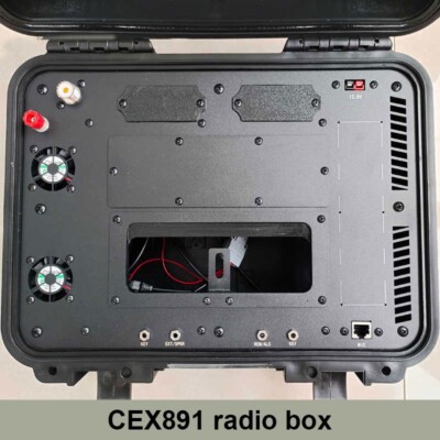 CEX891 Radio Box IP67 Waterproof PP Case with Automatic Air Valve Dedicated