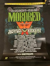 Mordred/Seething Akira concert poster 2015 U.K. Tour