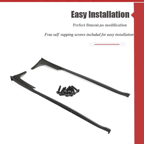 For Porsche 718 Boxster Cayman GT4 GTS 16UP Real Carbon Side Skirt Extension Lip - Bild 10 von 14