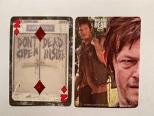 Swap Cards WALKING DEAD  Daryl  Two of Diamonds  AMC Norman Reedus 2013 Cardinal